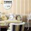 European minimalist retro green striped three-dimensional non-woven bedroom living room TV background green -3d wall paper des