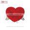 Novelty fashionable heart shaped bluetooth cushion speaker for gift