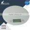 Digital Electronic Kitchen Scale with Toughened Glass Face