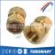 Lead free BSP NPT 110 series brass union male female equal screw fitting for water pex pipes