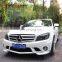 PP body kit for C CLASS W204 C63 Style C63 front bumper side skirt rear bumper 2007 to 2010 year