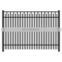 hot sale Xinhai #14 H 5 ft * W 6 ft Galvanized and power coated steel ornamental fence panel