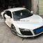 Carbon Fiber R8 Front Bumper Lip Skirt for Audi R8 V8 V10 GT Spyder Convertible 08-15
