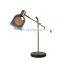Nordic Gray Metal Glass Table Lamp LED Decorative Table Lamp For Home Bedroom