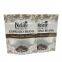 Custom digital printed foil plastic stand up pouch with zipper for food