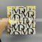 Customize printed gold clothes zipper bags aluminum foil plastic packaging