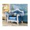 Container Royal Antique Flannel Fabric Leather Couch Living Room Sofa Set Furniture