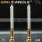 flameless Taper LED candle with flickering flame with USA and EU patent with remote