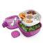 Private Label New Arrival 2021 3 Compartment sealed Lunch Kids Bento Box Plastic