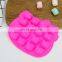 Food Grade Fondant Cake Decoration 16 Hole Bear Shaped Silicone Cake Mold