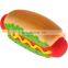 Popular Anti Stress Hot Dog Shaped PU Foam Squeeze Ball