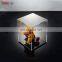 clear acrylic cube for toy food jewelry store display storage box