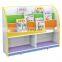 Jingqi Wooden children daycare Book Shelf/kids book shelf/girl boy Labirary furniture
