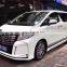 Runde FRP Material Передний бампер, задний бампер, дверной планка, спойлер для Toyota Alphard 2015 - 2018 годов в стиле Silkblaze Комплект кузова