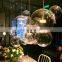 European Popular Decor Pendant Light Restaurant Modern E27 Transparent Glass Hanging Lamp Bubble LED Chandelier