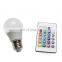 Led Bulb Color Changing Efficient Lamp with Remote Control Decorative Dimmable for Home Decor LED Bulb Light