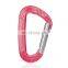 JRSGS Camping Carabiner Hammock hook Aluminium Snap Hook 12kN Climbing Carabiner Customized Logo S7803