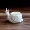 Wholesale Cartoon Snail Ceramic Planter Succulents Desktop Decorative Mini Flower Pot For Home Garden Decor
