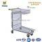 Warehouse Steel Material Platform Cart 4 Wheel Hand Push Cart