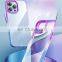 New Gradient Color Cover Case Shockproof TPU PC Colorful Cell Phone Case  for iPhone 14