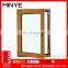 Latest design normal aluminum window wood grain casement window handle windows