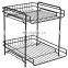 Professional Lower Price Spice Organizer Shelf Under Sink Folding Kitchen Condiment Storage Rack