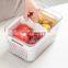 Multifunctional Drain basket with Strainers Vegetables  fruits Storage Containers Keep fresh container for food