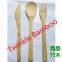 Bamboo wooden cutlery,bamboo spoon,bamboo fork,bamboo knife set