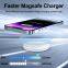 Three-in-one wireless charging pad 15W fast charging station with ambient light  supports wireless charging of Apple series