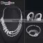 Best Wedding Accessories Cubic Zirconia Full Crystals Gorgeous Bridal Jewelry Set