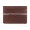 Hot selling handmade real leather card wallet fashion slim premium leather card holder