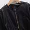 European and American personalized women's clothing spring new style short skirt hem imitation leather jacket jacket versatile
