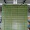 Green Color 50mm Slats Basswood Venetian Blinds Manual Control System