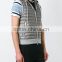 OEM mens grey down feather and cotton padded sport waistcoat vest