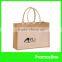 Hot Sell custom eco-friendly jute cotton fabric shopping bag