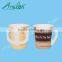 7oz disposable paper cup with handle can be recycled