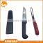 roast chicken knife and fork barbecue set