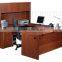 Modern luxury office u shape desks,computer table with bookshelf (SZ-ODB355)