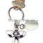 Hot Selling Metal Lovely Angel New York Souvenir Keychain