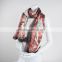 Juggling digital print custom design silk scarf