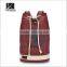 custom your logo branded wholesale fashion drawstring canvas backpack