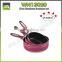 New shape aluminium sauce pan with glass lid milk saucepan sauce pan and pot