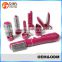 8 In 1 Professional Hot Pink Infrared Hair Dryer Straightener Curler With Air Styler Brush Set