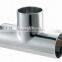 Stainless Steel Sanitary Welded Polishing Tee For Tube Fittings