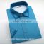 2016 hot saling short sleeve mens shirts slim fit down button mens shirts with combination