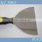 JL01-034 # Stainless Steel Spatula / Rubber Handle With Metal Putty Knife