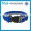 Polyester cover with 7 strand nylon core evil eye shamballa bracelet