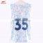 2015 hot selling breathable eco-friendly custom sublimated running singlet