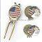 professional Crystal golf ball markers wholesale