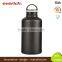 64oz Silver Stainless Steel Vacuum Insulated Double Wall Beer Bottle